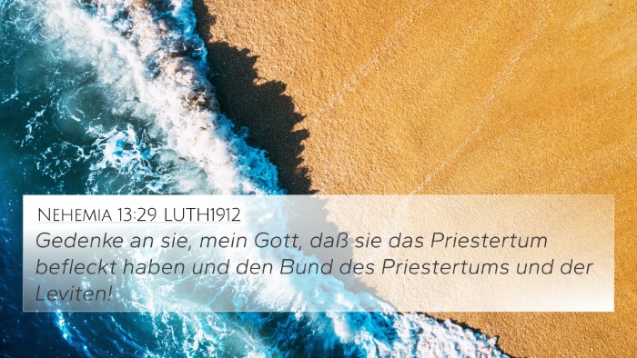 Nehemia 13:29 LUTH1912 Bible Verse Image