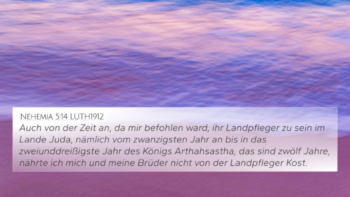 Nehemia 5:14 LUTH1912 Bible Verse Image