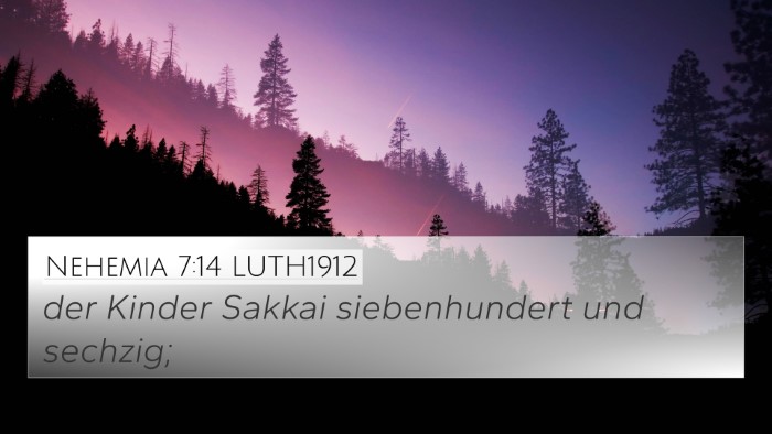 Nehemia 7:14 LUTH1912 Bible Verse Image