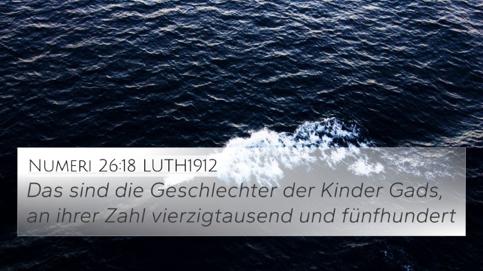 Numeri 26:18 LUTH1912 Bible Verse Image