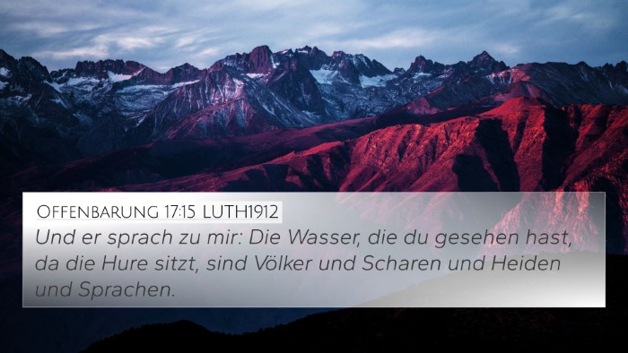 Offenbarung 17:15 LUTH1912 Bible Verse Image