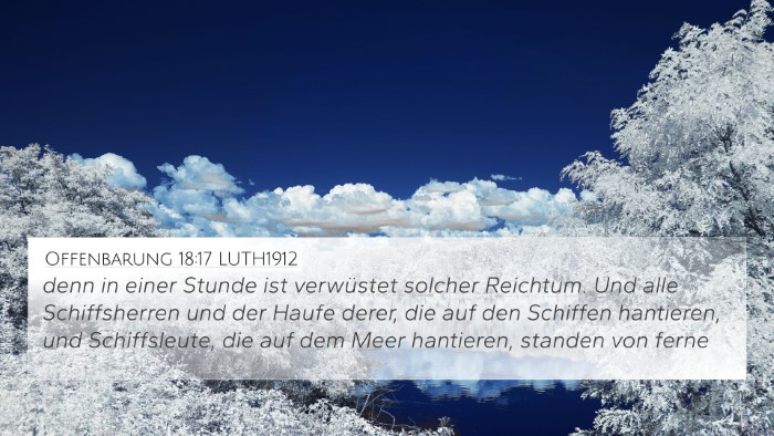 Offenbarung 18:17 LUTH1912 Bible Verse Image