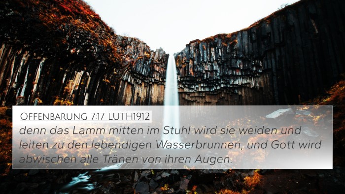 Offenbarung 7:17 LUTH1912 Bible Verse Image