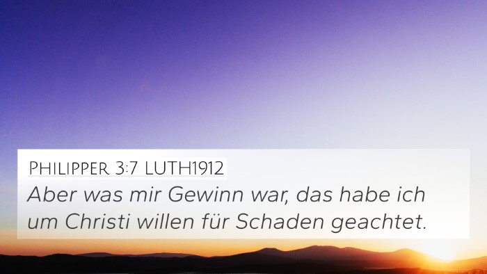 Philipper 3:7 LUTH1912 Bible Verse Image