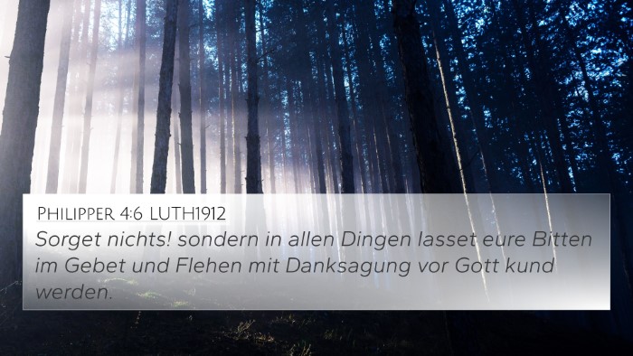 Philipper 4:6 LUTH1912 Bible Verse Image