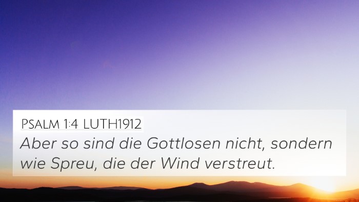 Psalm 1:4 LUTH1912 Bible Verse Image