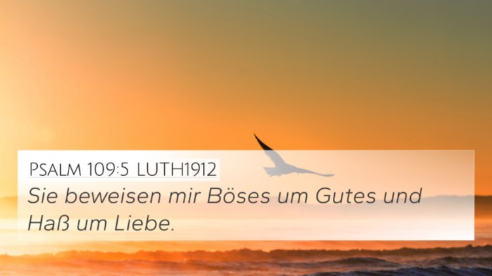 Psalm 109:5 LUTH1912 Bible Verse Image