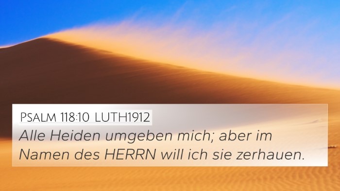 Psalm 118:10 LUTH1912 Bible Verse Image