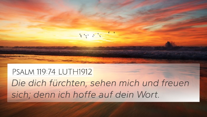 Psalm 119:74 LUTH1912 Bible Verse Image