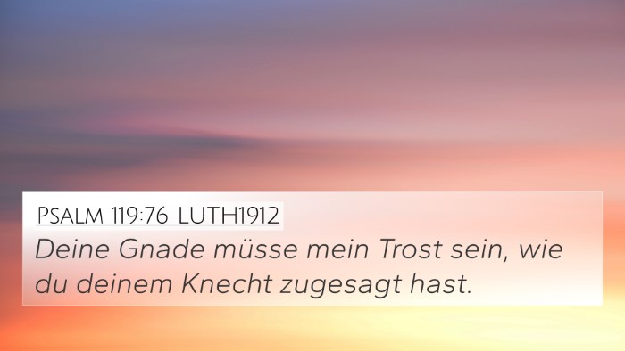 Psalm 119:76 LUTH1912 Bible Verse Image