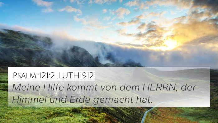 Psalm 121:2 LUTH1912 Bible Verse Image