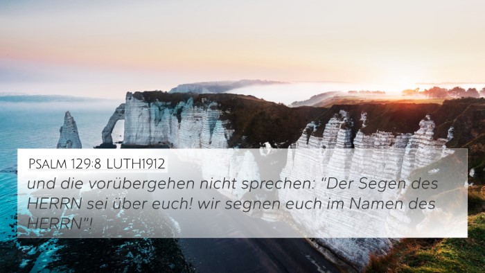 Psalm 129:8 LUTH1912 Bible Verse Image