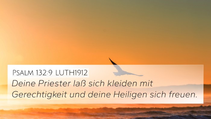 Psalm 132:9 LUTH1912 Bible Verse Image