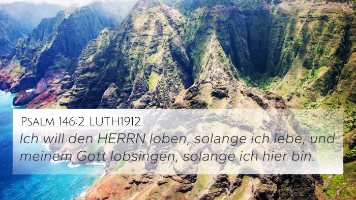 Psalm 146:2 LUTH1912 Bible Verse Image