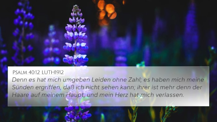 Psalm 40:12 LUTH1912 Bible Verse Image