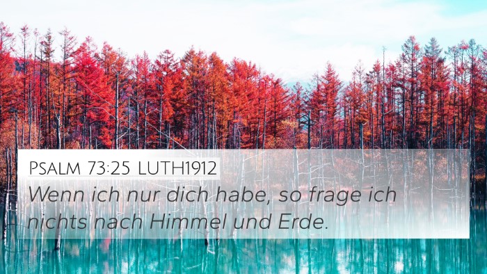 Psalm 73:25 LUTH1912 Bible Verse Image