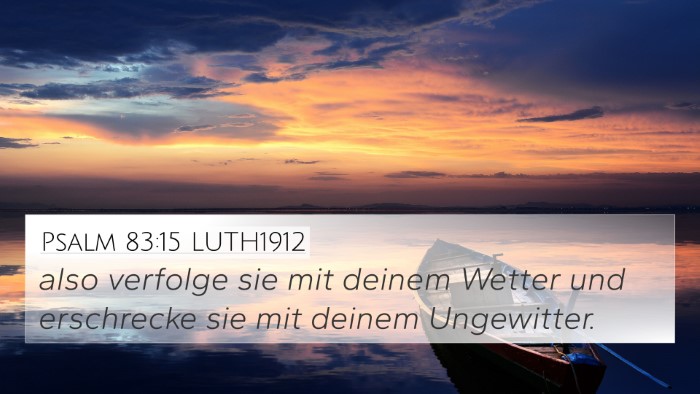 Psalm 83:15 LUTH1912 Bible Verse Image