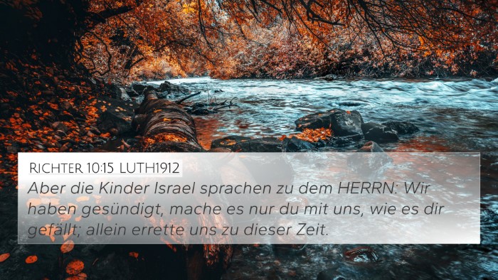 Richter 10:15 LUTH1912 Bible Verse Image