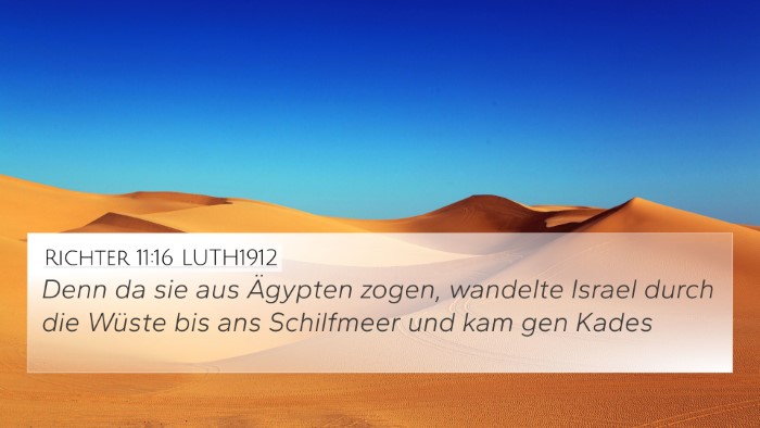 Richter 11:16 LUTH1912 Bible Verse Image