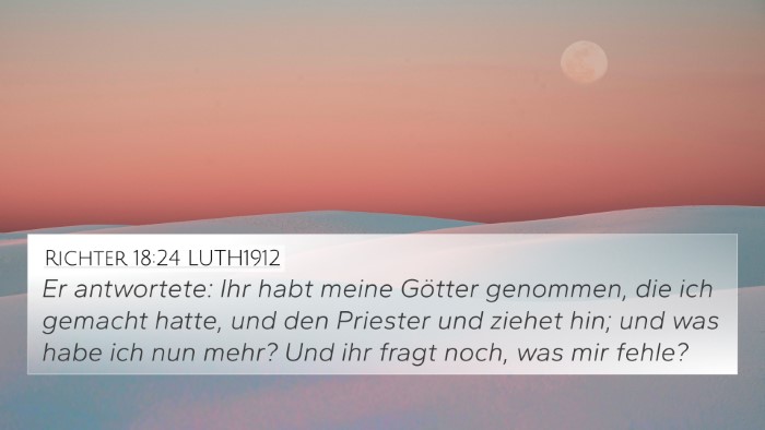 Richter 18:24 LUTH1912 Bible Verse Image