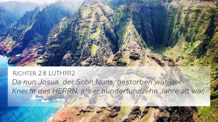 Richter 2:8 LUTH1912 Bible Verse Image
