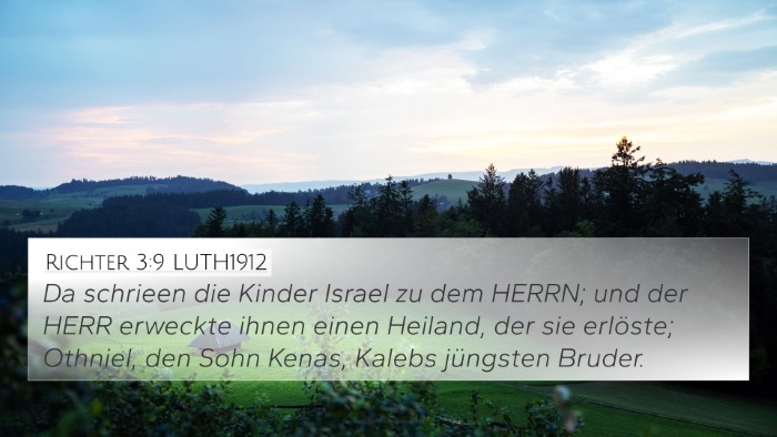 Richter 3:9 LUTH1912 Bible Verse Image