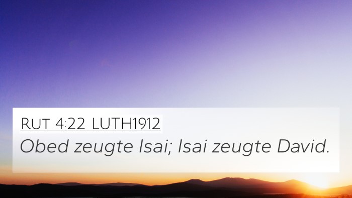 Rut 4:22 LUTH1912 Bible Verse Image