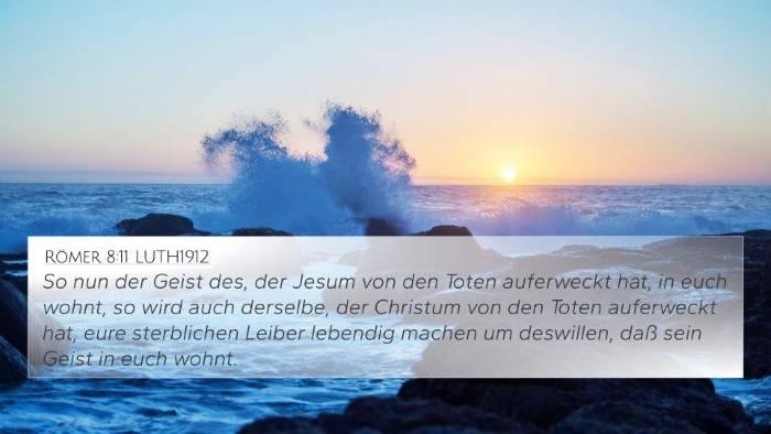 Römer 8:11 LUTH1912 Bible Verse Image