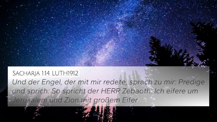 Sacharja 1:14 LUTH1912 Bible Verse Image