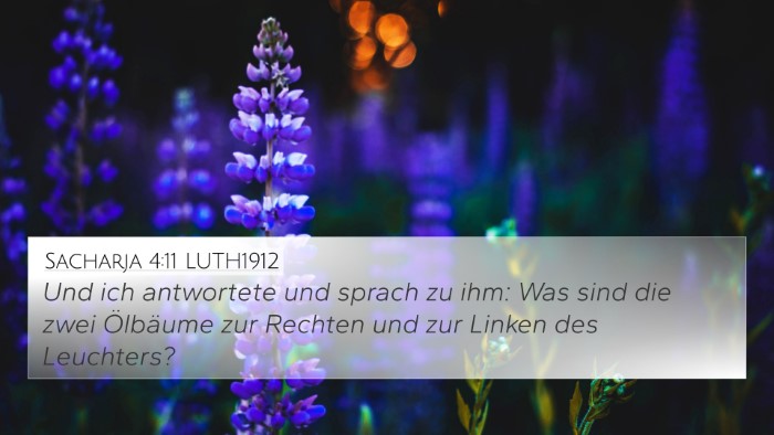 Sacharja 4:11 LUTH1912 Bible Verse Image