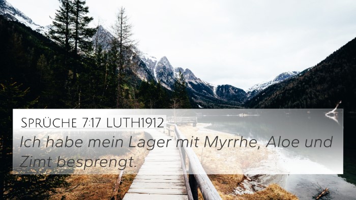 Sprüche 7:17 LUTH1912 Bible Verse Image