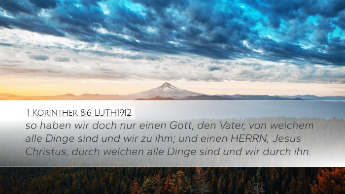1 Korinther 8:6 LUTH1912 Bible Verse Image