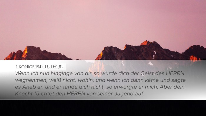 1 Könige 18:12 LUTH1912 Bible Verse Image