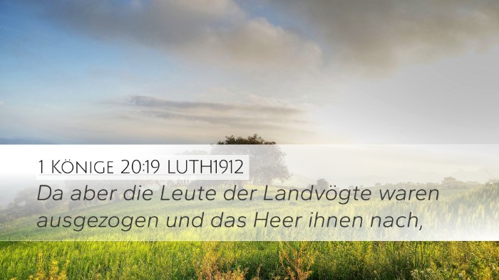1 Könige 20:19 LUTH1912 Bible Verse Image
