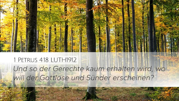 1 Petrus 4:18 LUTH1912 Bible Verse Image