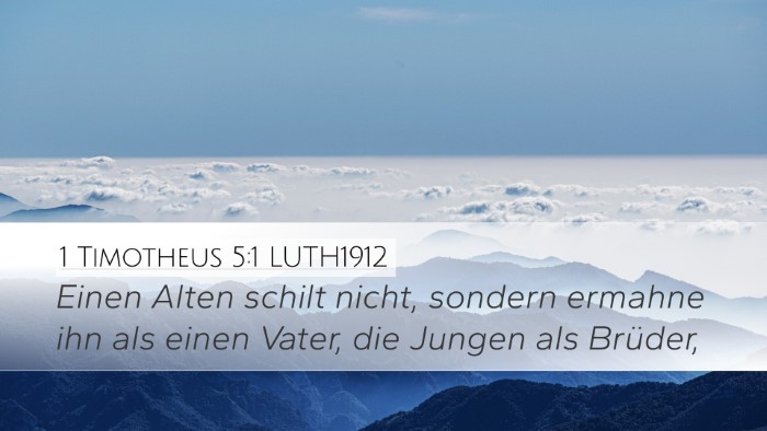 1 Timotheus 5:1 LUTH1912 Bible Verse Image