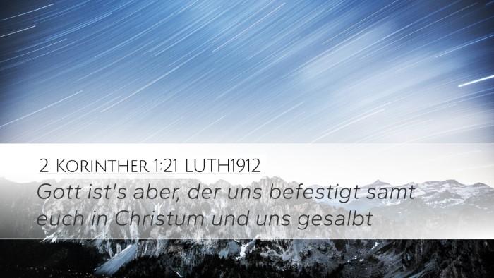 2 Korinther 1:21 LUTH1912 Bible Verse Image