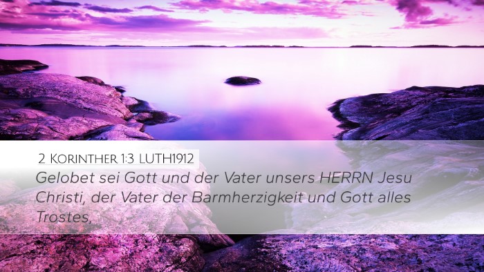 2 Korinther 1:3 LUTH1912 Bible Verse Image