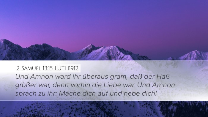 2 Samuel 13:15 LUTH1912 Bible Verse Image
