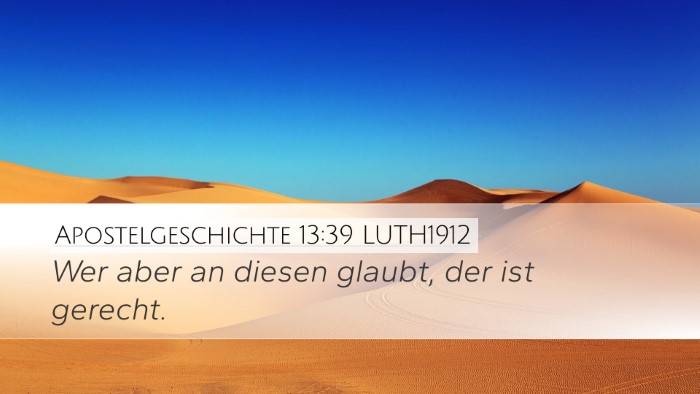 Apostelgeschichte 13:39 LUTH1912 Bible Verse Image