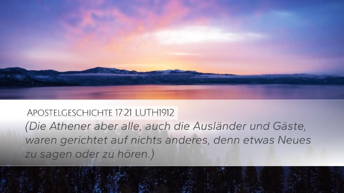Apostelgeschichte 17:21 LUTH1912 Bible Verse Image