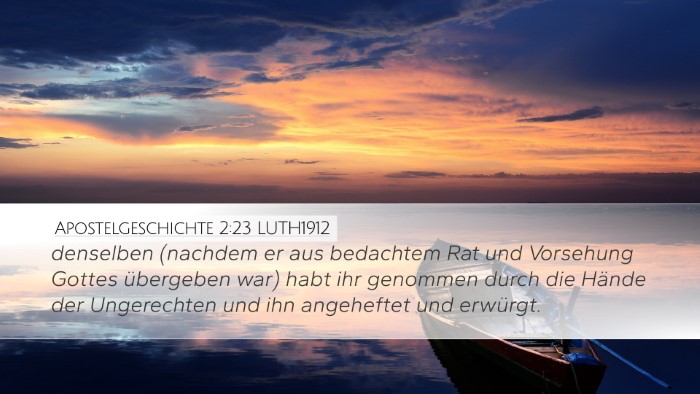 Apostelgeschichte 2:23 LUTH1912 Bible Verse Image
