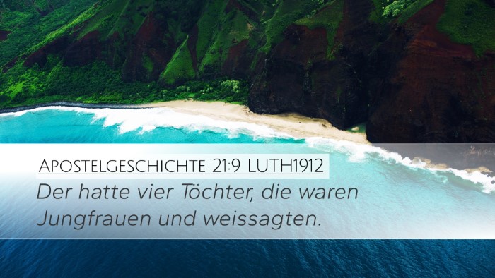 Apostelgeschichte 21:9 LUTH1912 Bible Verse Image