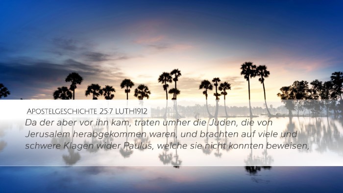 Apostelgeschichte 25:7 LUTH1912 Bible Verse Image