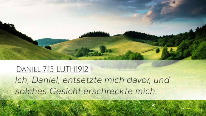 Daniel 7:15 LUTH1912 Bible Verse Image
