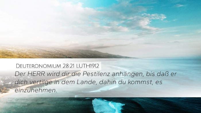 Deuteronomium 28:21 LUTH1912 Bible Verse Image
