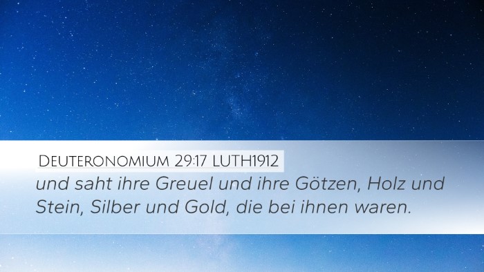 Deuteronomium 29:17 LUTH1912 Desktop Wallpaper - und saht ihre Greuel und ihre Götzen, Holz und - Desktop Bible Verse Wallpaper