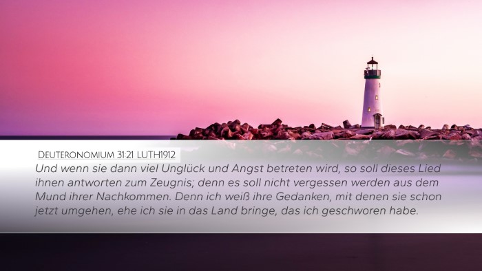 Deuteronomium 31:21 LUTH1912 Bible Verse Image