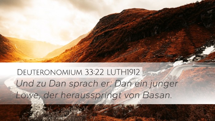 Deuteronomium 33:22 LUTH1912 Bible Verse Image
