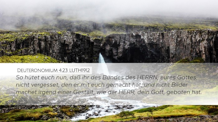Deuteronomium 4:23 LUTH1912 Bible Verse Image